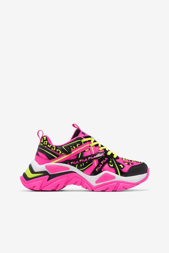 Fila Electrove 2 Pink/Black Sneakers Womens - NZ 67240-PIXE